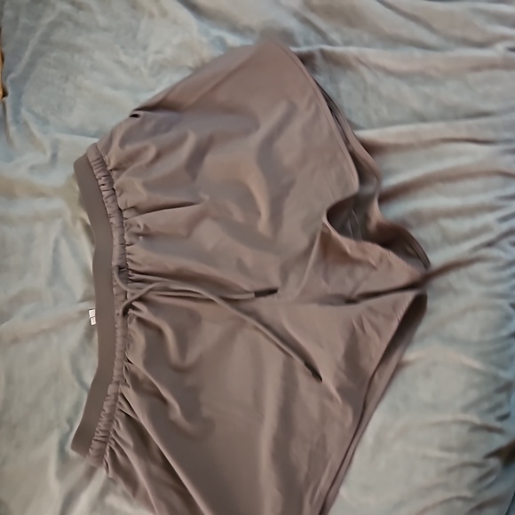 lululemon athletica Pants - Large Lululemon Lined Gray Shorts With Pockets